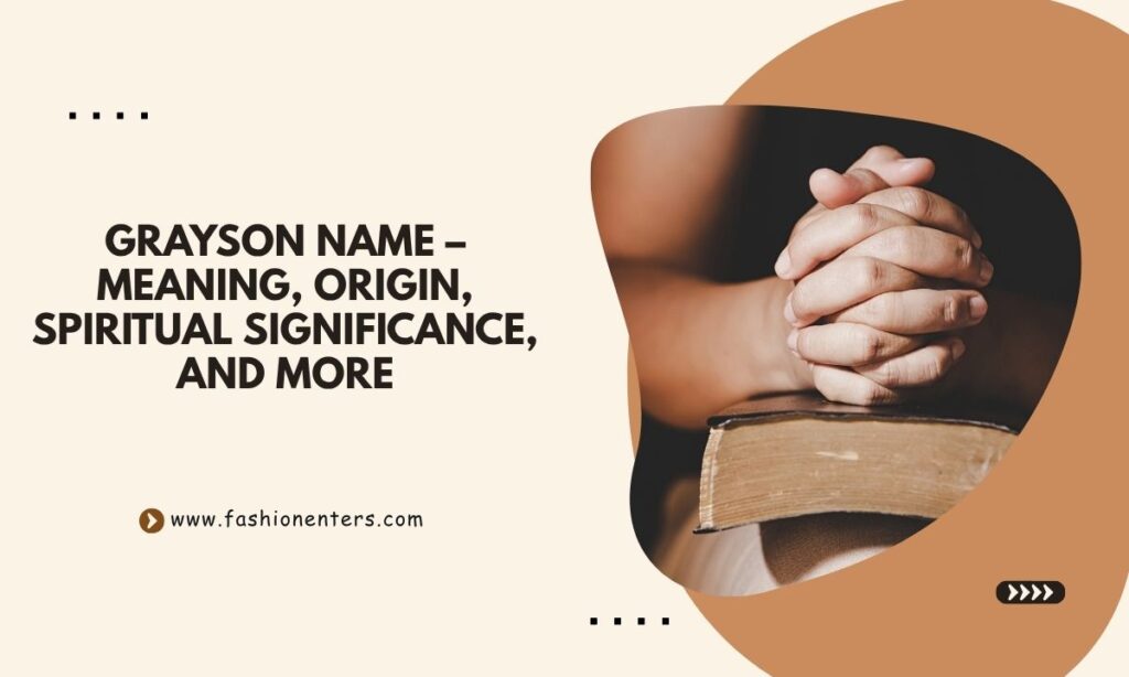 Grayson Name Meaning