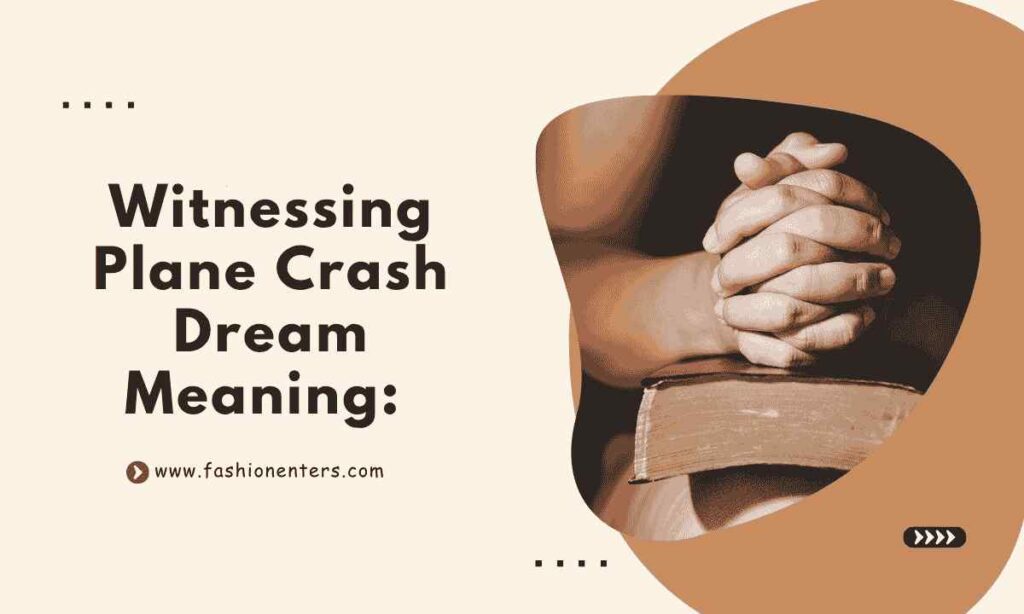 Witnessing Plane Crash Dream Meaning Feature Image