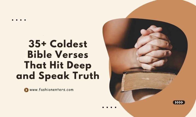 35+ Coldest Bible Verses That Hit Deep and Speak Truth Feature Image