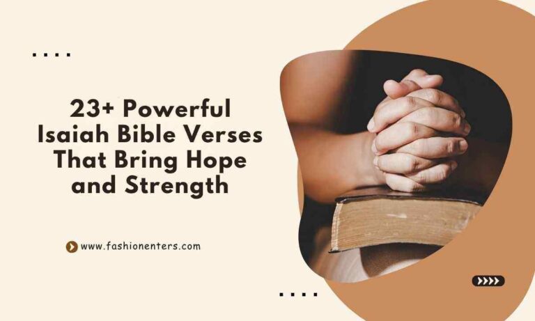Isaiah Bible Verses That Bring Hope and Strength Feature Image