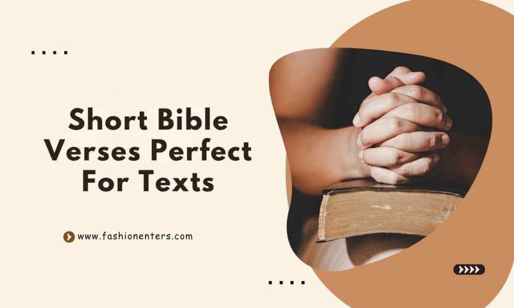 Short Bible Verses Perfect For Texts